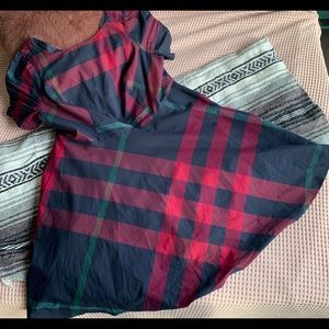 Plus Size ModCloth I Rest My Grace Plaid Midi Dress - Size 20 - Plaid/Tartan